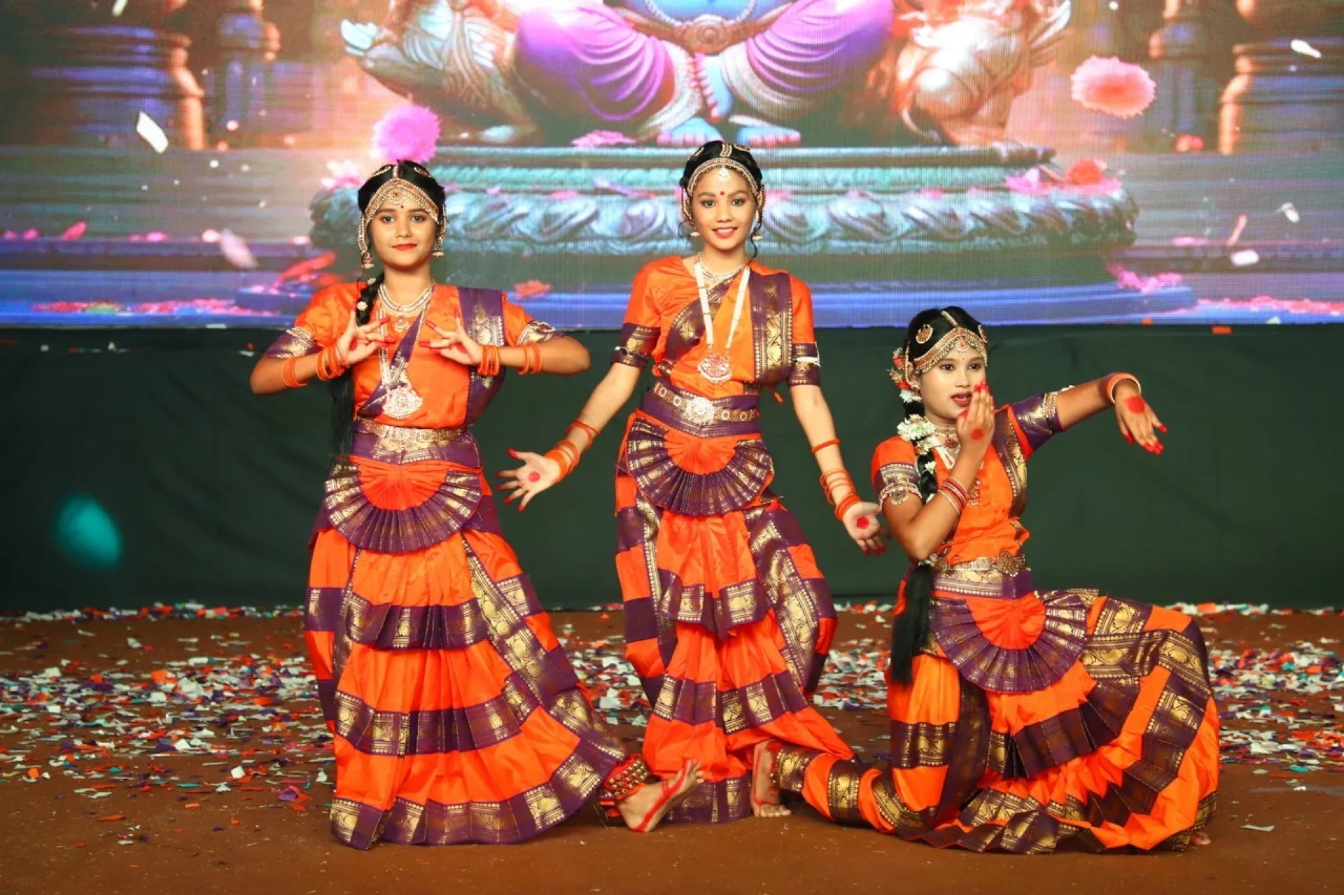 Students performing at the OTGS Annual Day celebration (photo 1 of 21)
