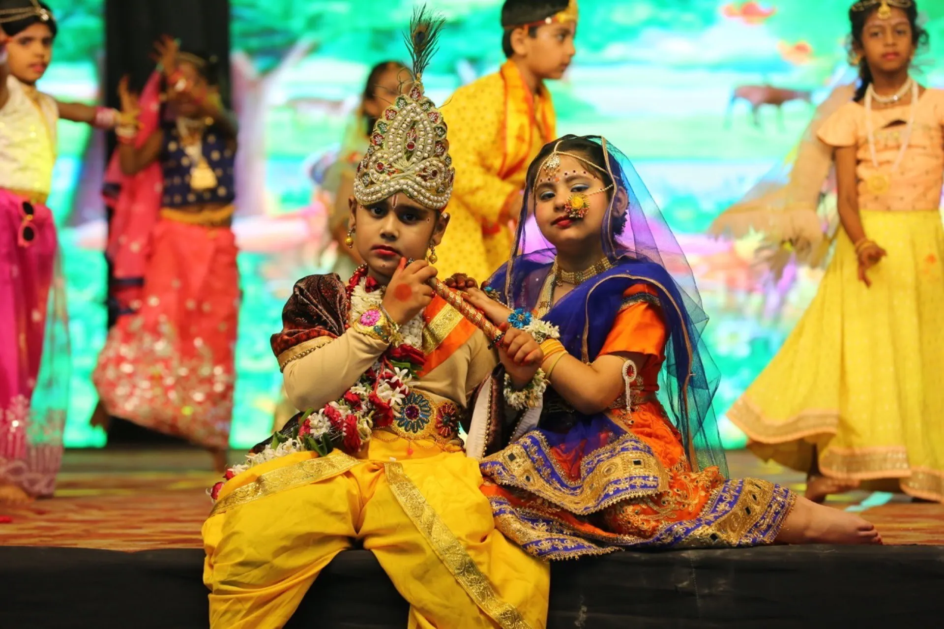 Students performing at the OTGS Annual Day celebration (photo 5 of 21)