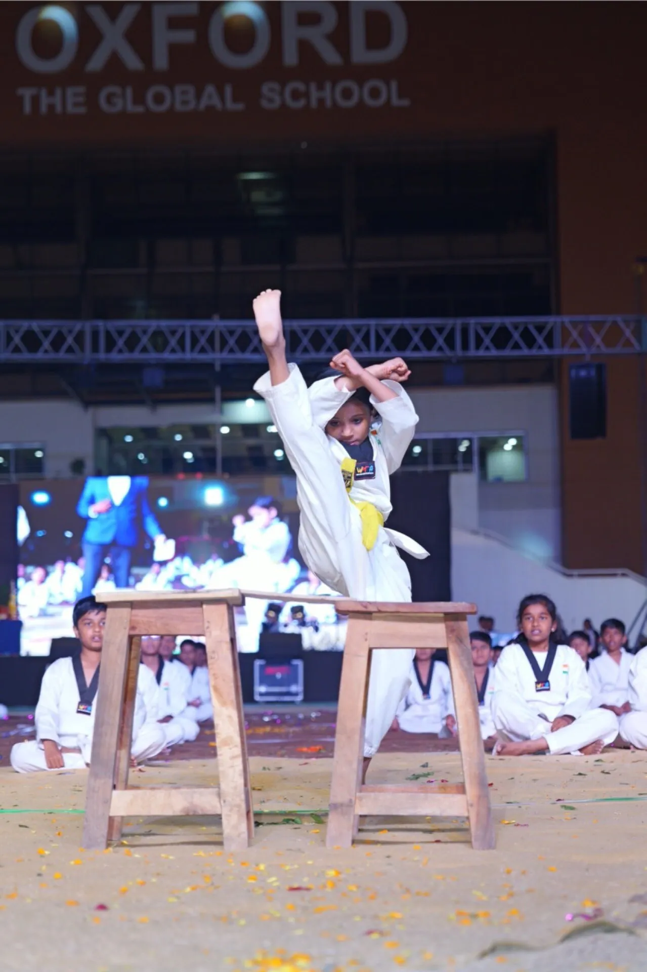 Students performing at the OTGS Annual Day celebration (photo 15 of 21)