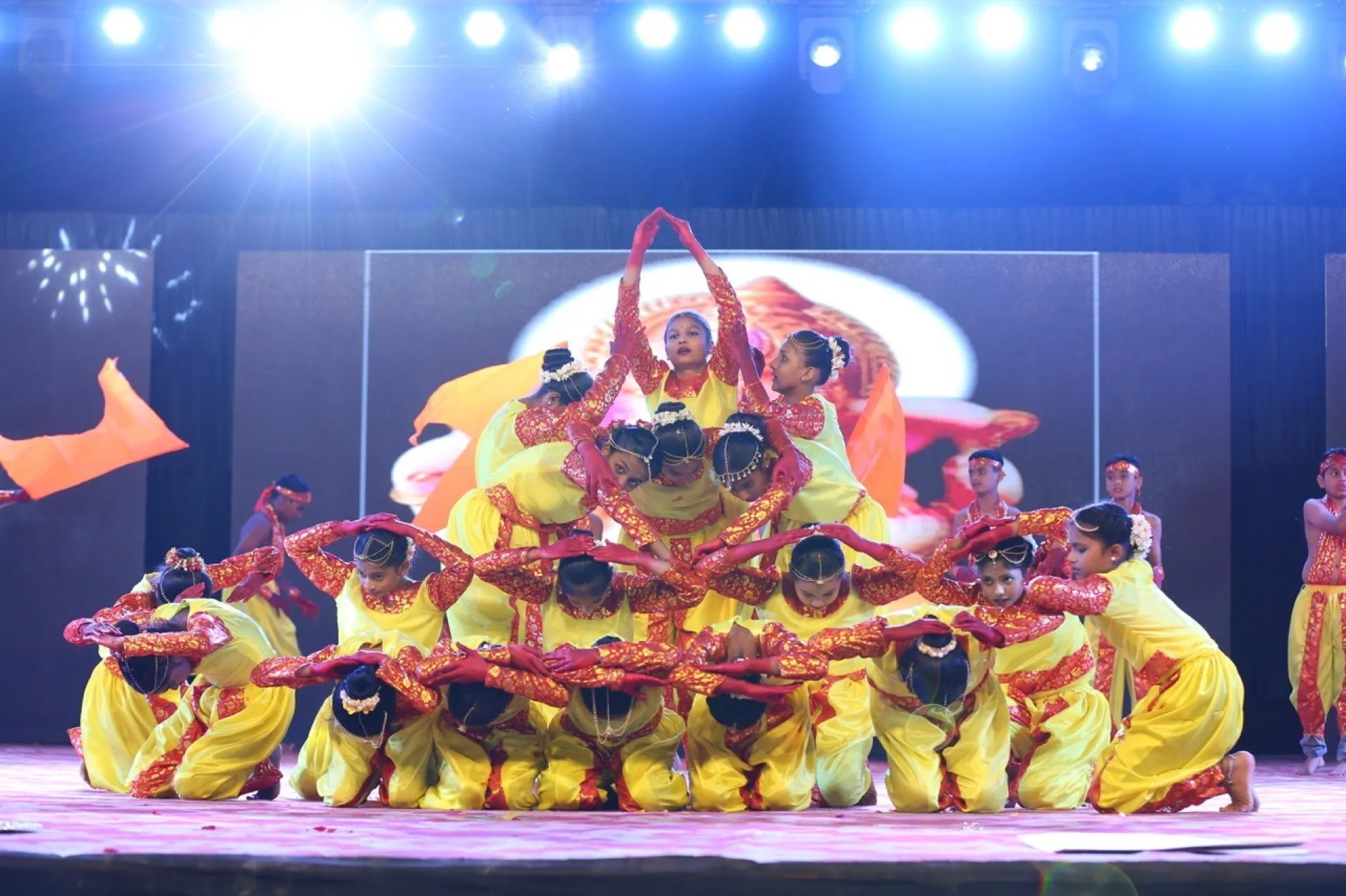 Students performing at the OTGS Annual Day celebration (photo 17 of 21)
