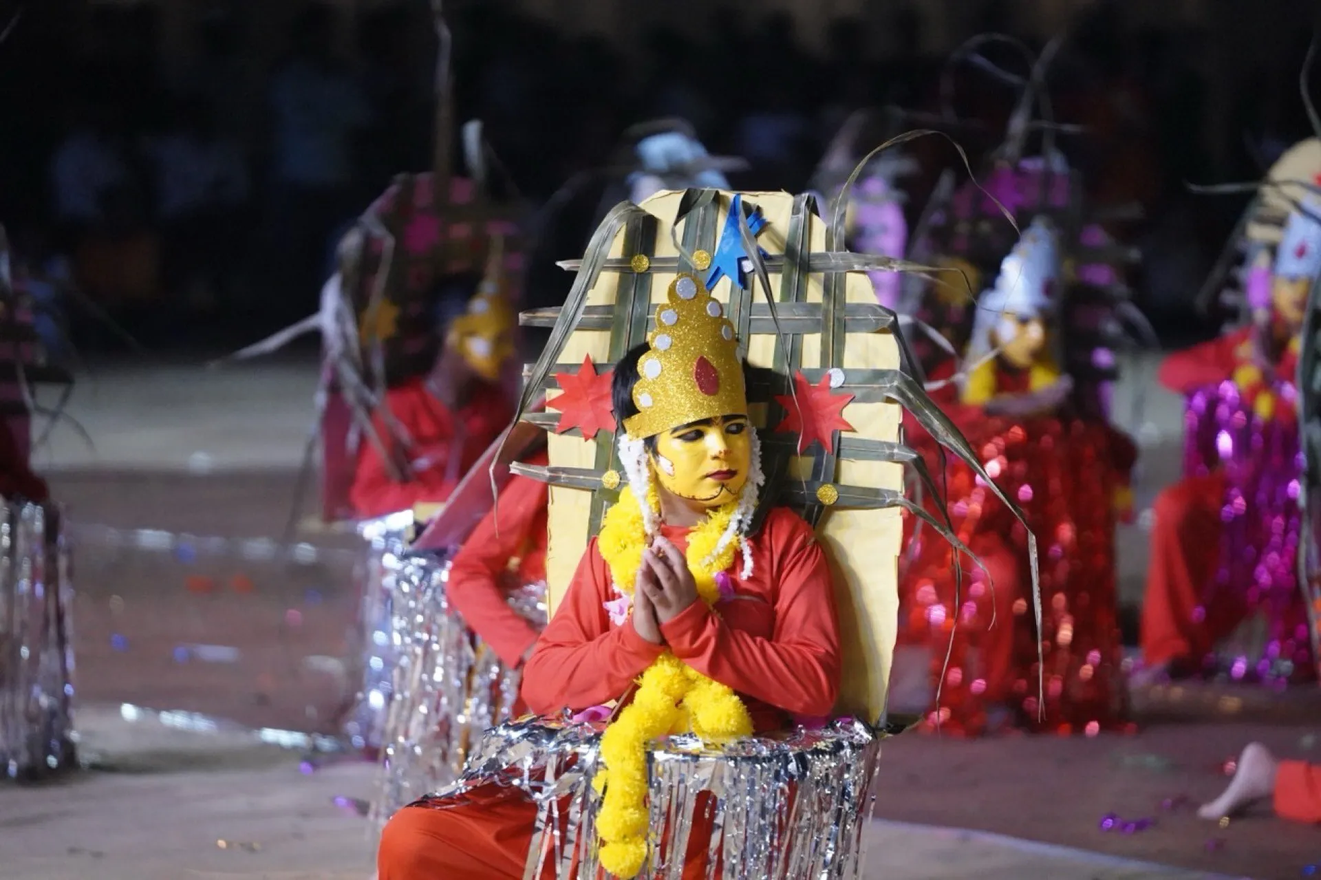 Students performing at the OTGS Annual Day celebration (photo 18 of 21)