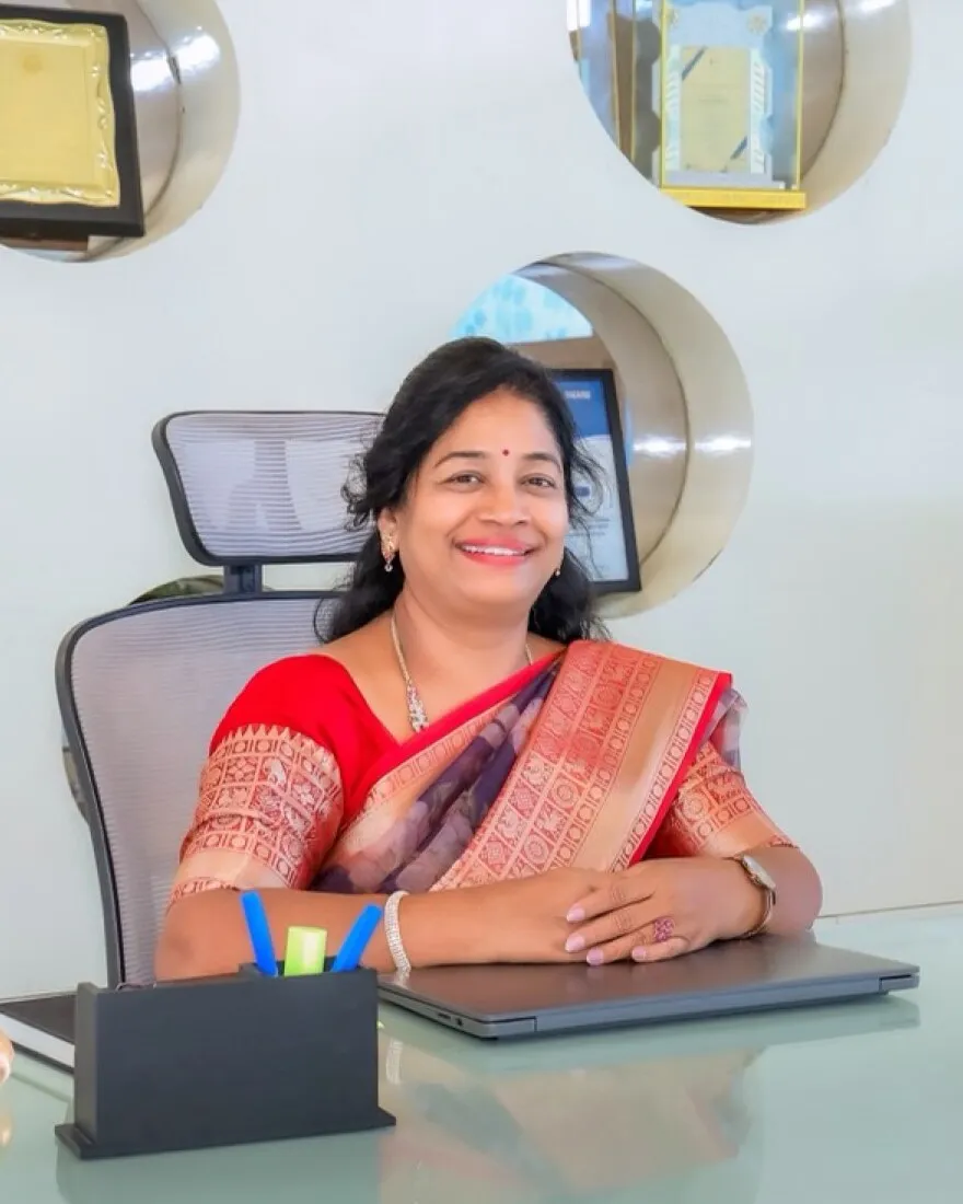 Portrait of Mrs. Umadevi Srinivas Dhyavarshetty